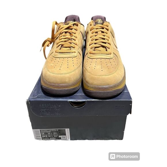 Nike Air Force 1 Low Wheat Mocha 2020 DC7504-700 Men Sz 15 - Picture 1 of 11